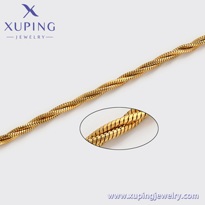 Collar XUPING de Moda Sencillo y Elegante, Chapado en Oro de 14K, Joyería de Moda - Product Image 4