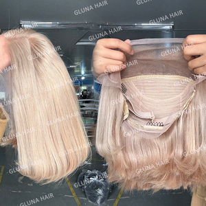 Venta al por mayor <span class=keywords><strong>rubio</strong></span> <span class=keywords><strong>ceniza</strong></span> Color 13X4 transparente HD encaje Frontal pelucas vendedores <span class=keywords><strong>Rubio</strong></span> Bob <span class=keywords><strong>corto</strong></span> pelucas de cabello humano frente de encaje de cabello humano - Product Image 2