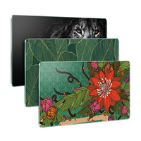 Tapis de souris en verre micro-gravé pour jeux compétitifs et périphériques informatiques avec impression UV personnalisée