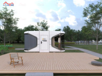 Maison Capsule Modulaire Préfabriquée Mobile High Cube avec Cuisine et Salle de Bain Personnalisable, Écologique, Construction Rapide pour Centres Commerciaux, Tourisme et Complexes Hôteliers