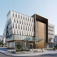 Panneau en aluminium moderne à double couche revêtu de PVDF, écologique, anti-UV, ignifuge, imperméable, pour villa en climat froid en Asie centrale