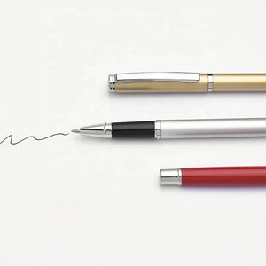 Cadeaux d'affaires en gros, stylo à bille métallique fin de qualité supérieure - Product Image 3