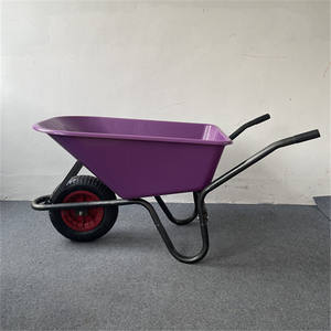 निर्माता-आपूर्ति की जुंची wb6414 सिंगल-व्हील फोल्डेबल मैनुअल पुल कार्ट प्लास्टिक निर्माण साइट सामग्री हैंडलिंग कार्ट ओएम - Product Image 3
