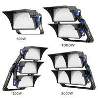 140lmw 170lmw ip66 500w 800W 1000w 1500w projecteur led inondation stade de baseball projecteur lumières pour terrains de football