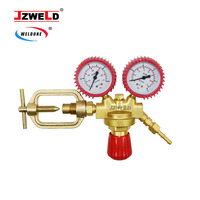 Régulateur de pression Ref116 MOX, réducteur de pression Maxy, régulateur de soudage Muller - Laiton, compatible argon/acétylène, entrée maximale 230 BAR