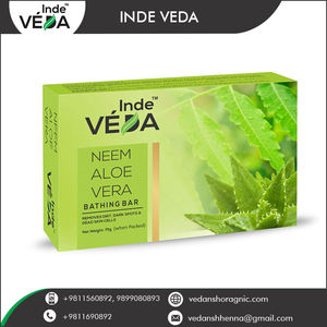 Jabón de barra de baño de Neem Aloe Vera para el acné, purificador e hidratante de la piel, limpiador corporal antibacteriano a granel para exportación al por mayor - Product Image 5