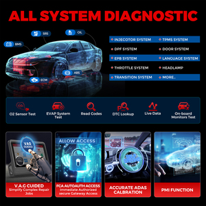 X431 PRO V5.0 Full System Bidirectional Control <b>OBD2</b> Tool 2 Years Update - Product Image 4
