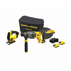STANLEY 18V V20 SDS-Plus Kit Trapano Demolitore Rotativo Brushless UTP0045/UTP0159 con Sega Alternativa a Batteria Italia - Product Image 2