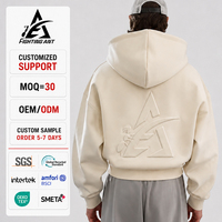 Fabricant OEM ODM – Sweat à capuche décontracté pour homme en mélange de coton, coupe épaules tombantes, avec logo 3D en relief, fournisseur de mode neutre