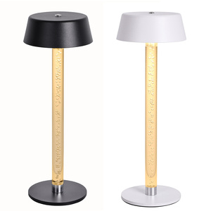 Restaurant Art Décoration intérieur Tactile Gradateur LED Luxe Alliage d'Aluminium LED Lampe de Bureau Sans Fil <span class=keywords><strong>avec</strong></span> Abat-Jour - Product Image 5