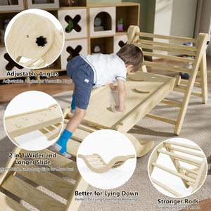 Piklers Triangle Set Soft Climber Toddler Climbing Toys Intérieur Pliant avec Rampe Arch Mat pour Montessori Play Gym pour les tout-petits - Product Image 6