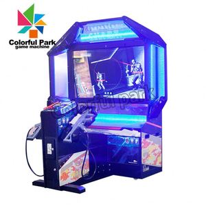 Équipement professionnel : Machines de jeu d'arcade simulateur très demandées, Console de jeu vidéo de tir d'arcade Gun Crisis - Product Image 1
