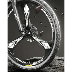 Bicicletta Robusta da 26 Pollici per Adulti con Struttura in Acciaio al Carbonio e Tecnologia di Ammortizzazione, 24 Velocità per Lavoro o Tempo Libero - Product Image 6