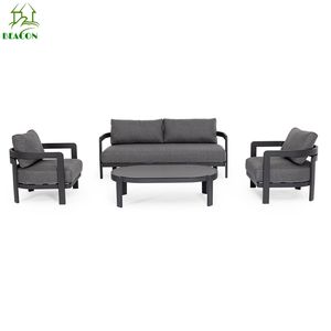 أرائك حديقة منجدة بسيطة في الهواء الطلق أثاث أريكة في الهواء الطلق فناء فناء حديث أريكة حديقة فاخرة - Product Image 3