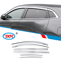 Visière d'évent de pluie de porte galvanisée déflecteurs de vent garde tout temps visières de fenêtre chromées automatiques pour UNI-K Changan 2021-