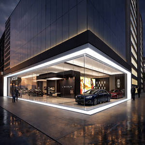 Magazzino Prefabbricato a Costruzione Rapida, Design in Struttura <span class=keywords><strong>d</strong></span>'Acciaio, Concessionaria <span class=keywords><strong>Auto</strong></span> Usate, Negozio 4S, Showroom - Product Image 3