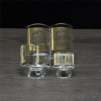 Coran en cristal brillant, livre en verre, texte religieux de l'Islam pour cadeaux de mariage, autres produits d'artisanat en cristal