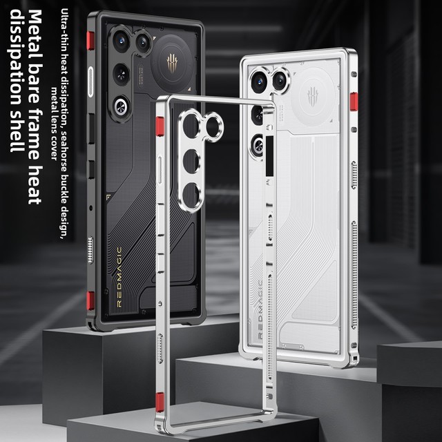 Case For ZTE Redmagic 11 Air Luxury Metal Bezel Ultra-Thin Anti-slip Thermal Cover For Redmagic11 Air Shockproof Bumper Funda