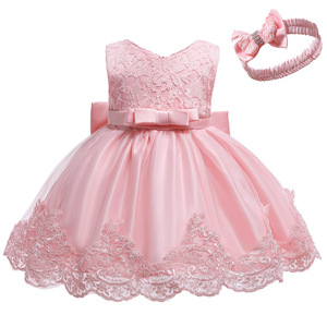 Vestidos de Niña con Encaje y Falda de Tul, Estilo Princesa, Europeo y Americano, para Niñas Pequeñas, Gran Venta - Product Image 6