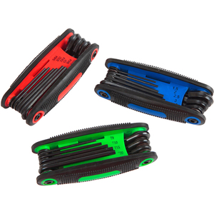 25 Pcs 3 Pack Metric Star SAE Folding <strong>Allen</strong> Hex <strong>Key</strong> Wrench Set for Bicycle
