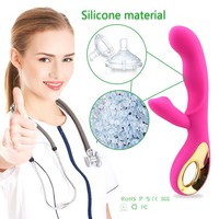 Wiederaufladbarer 10-Modus Zauberstab-Vibrator für Frauen G-Punkt & Klitoris-Stimulation Silikon+ABS Material 100% Wasserdicht