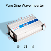 Onduleur Pretiosus à onde sinusoïdale pure avec chargeur 1500W 12/24/48V DC AC 100/110/120/220/230/240V
