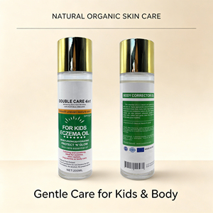 DOUBLE CARE 4 en 1 Blanqueador Antiarrugas 100% Natural Orgánico Fresco Suavizante Textura Irregular Niños <span class=keywords><strong>ECZEMA</strong></span> Aceite Protección UV 200ML - Product Image 4