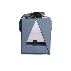 <b>Square</b> Double-Open Window Flower Gift Box Preserved Flower Box Valentine's Day Gift Packaging Box - Product Image 2