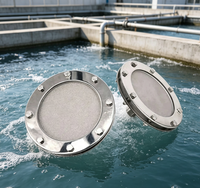 Disque diffuseur d'ozone en alliage de titane et acier inoxydable DN100 DN150 DN180, aérateur à micro-bulles sphériques plates pour la stérilisation à l'ozone