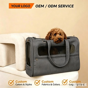Fashion Style Airline-Approved Soft Sided Travel <b>Bag</b> <b>Cats</b> Dogs Breathable Mesh Polyester Zipper Closure - Product Image 1