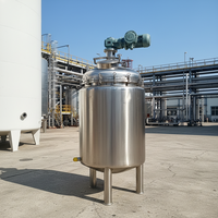 Cuve de mélange chimique en acier inoxydable 50L 100L avec agitateur pour savon liquide et réservoir de stockage