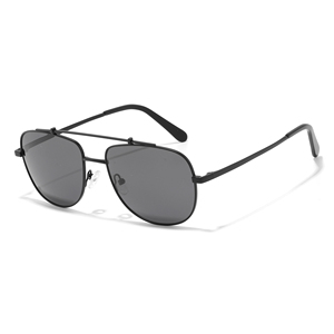 Unisex Full Rim Rectangle Metal Frame Sunglasses <b>Pilot</b> Style UV400 Protection Anti Blue Light for Outdoor Activities Adult - Product Image 4