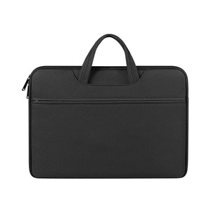 Housse d'ordinateur portable grise fine et imperméable, sacoche légère rembourrée, avec logo, pour voyage d'affaires, mallette durable pour ordinateur portable - Product Image 1