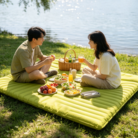 Tapis de pique-nique imperméable, coussin gonflable léger pour la détente au parc et à la plage