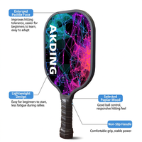 Ensemble de raquettes de pickleball en bois de peuplier pour adultes et enfants, pour l'extérieur, vente en gros, MOQ50
