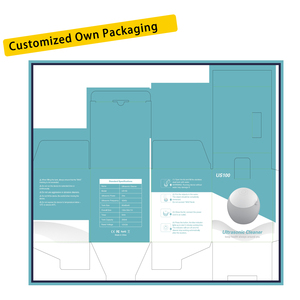 Rechareble Portable Nettoyeur À Ultrasons Vibration Lavage Bijoux Anneau Brosse À Dents Maquillage Boîte De Nettoyage Rondelle Avec UV - Product Image 6