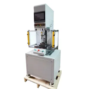 Precise servo motor thick cable lugs hexagon terminal crimping press machine