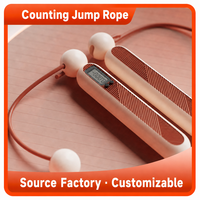 Corde à sauter lestée sans fil avec compteur intelligent LCD numérique pour fitness, cardio et entraînement à domicile – Direct Usine