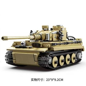 JQ80001-80002 Char de combat Tiger/<span class=keywords><strong>Panther</strong></span> 2, blocs de construction éducatifs pour enfants, mini-particules 3.6 - Product Image 1