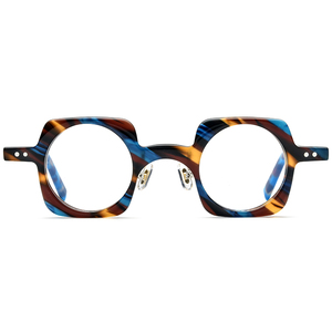 Acétate Lunettes Cadre Hommes Rétro Fleur Ronde Femmes Optique Prescription Lunettes Myopie Lunettes <span class=keywords><strong>Ate</strong></span> Haute Qualité Lunettes - Product Image 2