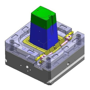 Factory Wholesale Plastic Injection Mold Manufacturer Used For Rubbish Can Dustbin Trash Bucket Garbage Bin Customized Mould