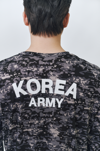 ROKA เสื้อยืดแขนยาวลายพรางดิจิตอลสไตล์เกาหลีผู้ชาย'เสื้อผ้ากีฬากลางแจ้งแบบลำลอง 100% โพลีเอสเตอร์น้ำหนักเบา - Product Image 4