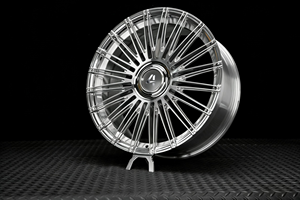 Jantes sport personnalisées 20-24 pouces en aluminium forgé chromé, sur mesure pour voitures de sport de luxe, pneus neufs, direction, conformes ISO9001 - Product Image 3