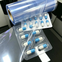 Rouleau de feuille rigide en PVC écologique, résistant aux rayures et à l'humidité, sous vide pour barquettes de consommables médicaux