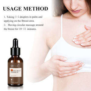 Huile essentielle pour l'amélioration de la poitrine QBEKA, formule naturelle à base de plantes, raffermissant, liftant, nourrissant le buste, sérum pour femmes, soin efficace du buste - Product Image 2