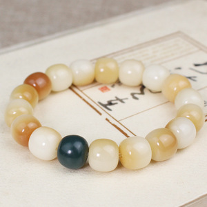 Bodhi Root <b>Bracelet</b> 10x11mm 11x12mm A Touch Of Green Unisex Gift Fashion Beaded <b>Bracelets</b> - Product Image 3
