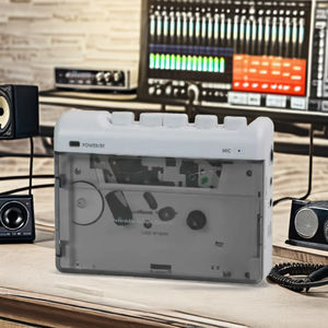 Lecteur de <span class=keywords><strong>cassettes</strong></span> stéréo rétro nostalgique des années 80, enregistreur, <span class=keywords><strong>baladeur</strong></span>, radio AM FM, <span class=keywords><strong>audio</strong></span> portable, enregistreur de musique sur cassette <span class=keywords><strong>pour</strong></span> l'écoute - Product Image 1