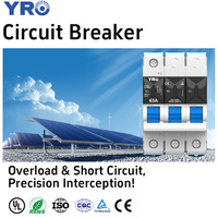 YRO Miniatur-Leistungsschalter Fabrik Langlebiges PA66-Gehäuse OEM ODM MCB für Solarenergiespeicherung und Gleichstromverteilung Großhandel