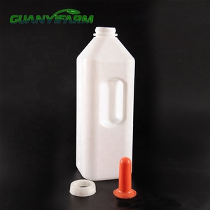 Biberon en plastique neuf <span class=keywords><strong>de</strong></span> 3 L pour animaux, pour usage agricole et domestique, alimentation des veaux, des agneaux et des vaches - Product Image 4