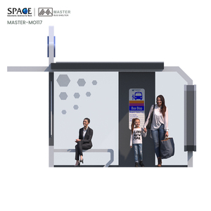 Parada de Autobús Inteligente con Diseño Urbano y Periférico, OEM/ODM, Fuente de Luz LED, Dimensiones - Product Image 2